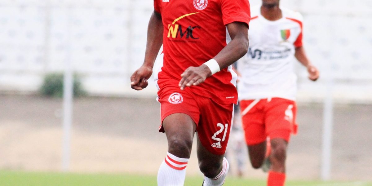 Nyasa Big Bullets forward Anthony Mfune against Red Lions in the TNM Super League