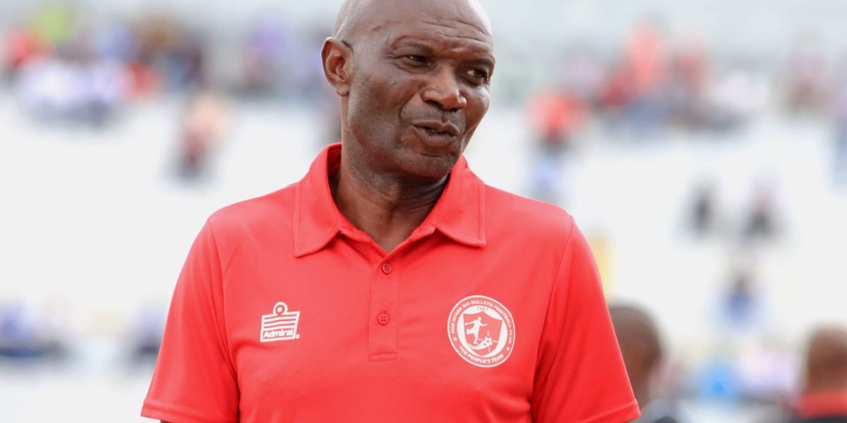 Nyasa Big Bullets head coach Kalisto Pasuwa pictured at Kamuzu Stadium as his side draws 0-0 against Ferroviario de Nampula in the 2023 Pre-Season International Bonanza