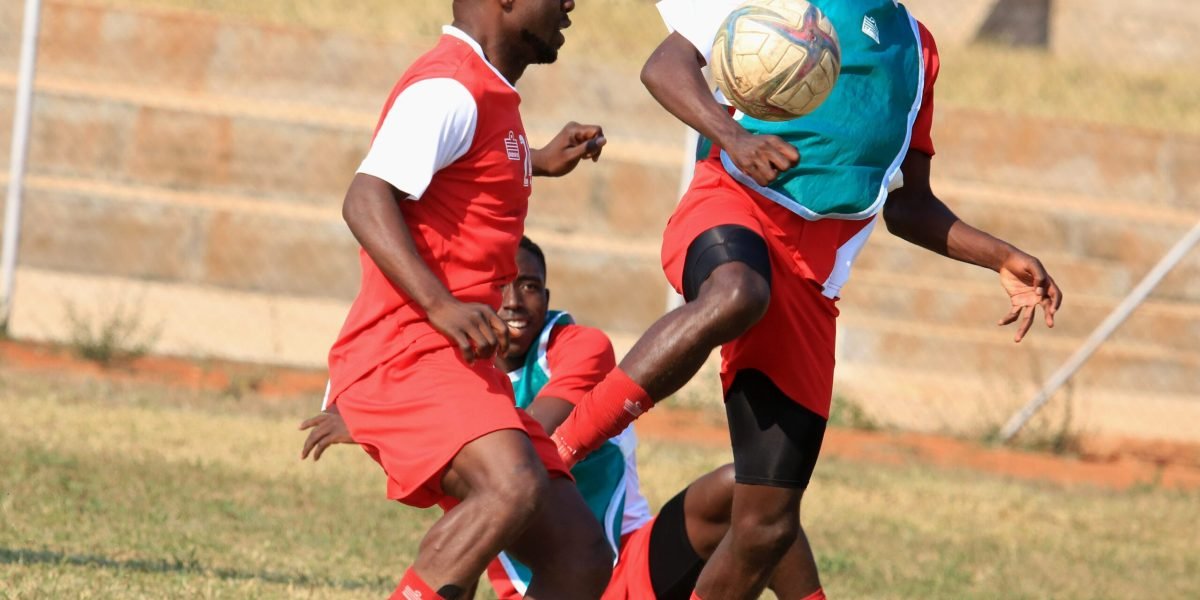 Nyasa Big Bullets pictured during training at Rumphi Stadium ahead of the FDH Bank Cup quarterfinal match against Chitipa United