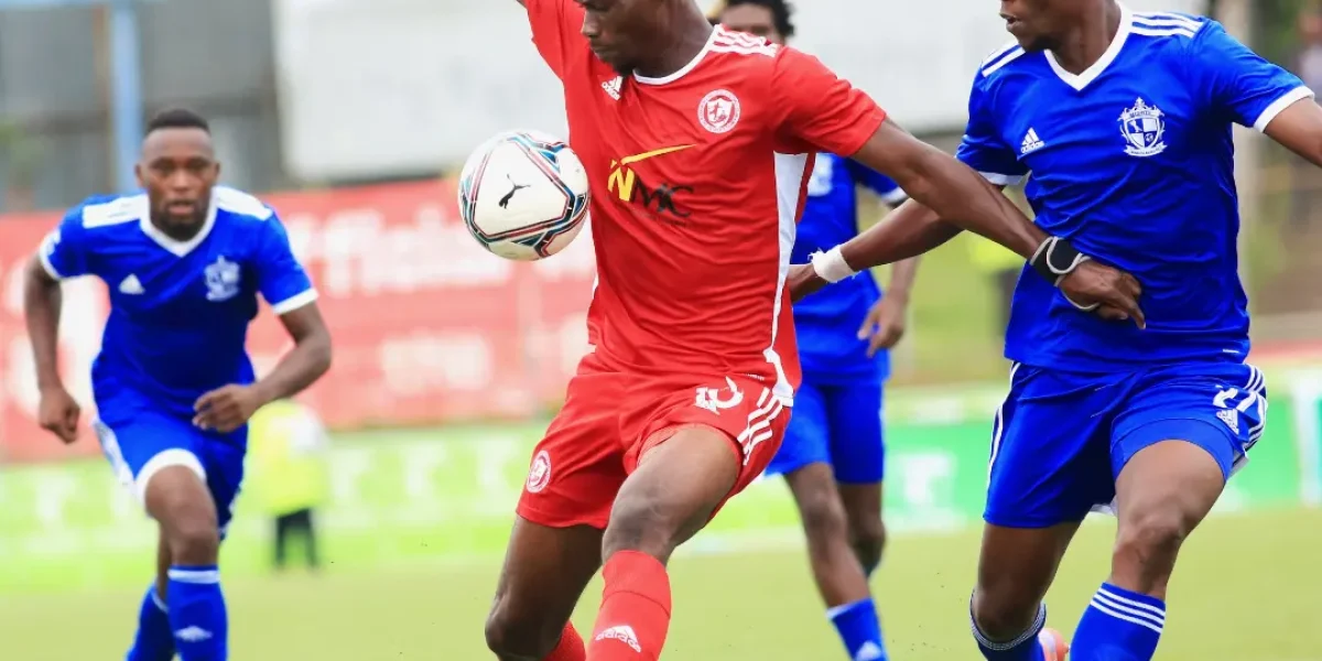 Nyasa Big Bullets vs Mighty Mukuru Wanderers in their meeting in the 2022 TNM Super League first round
