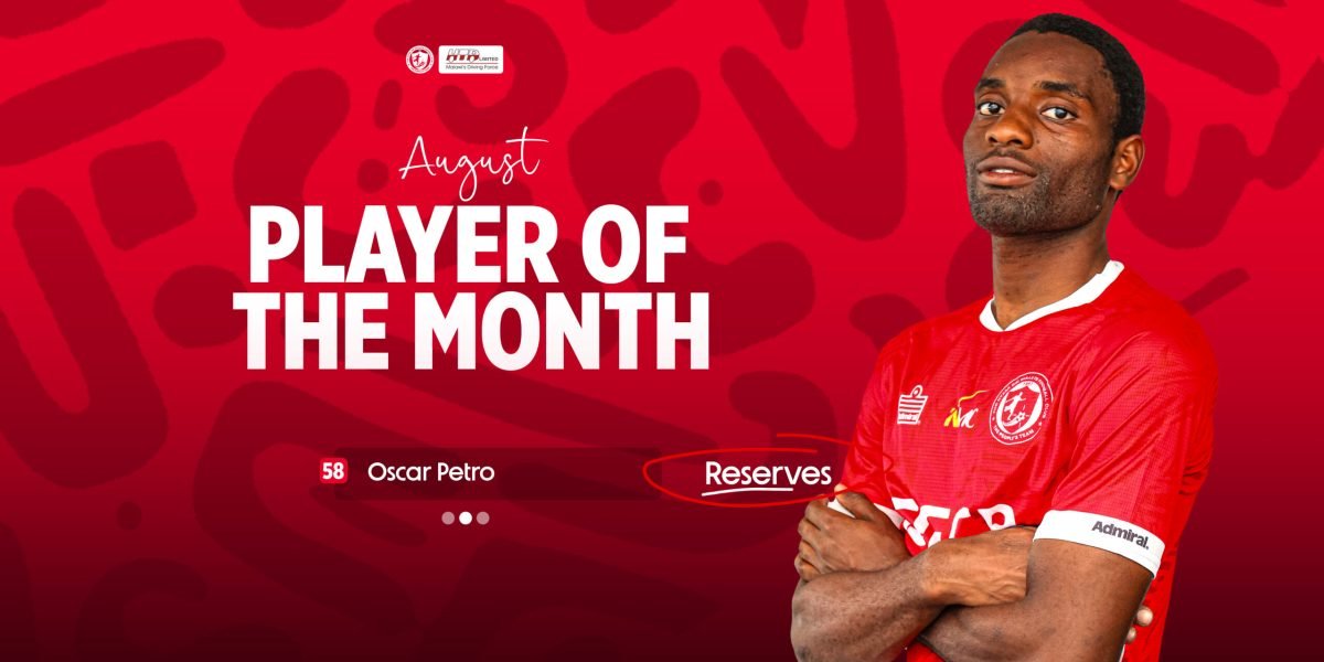 Oscar Petro Bullets Reserves August HTD Player of the Month