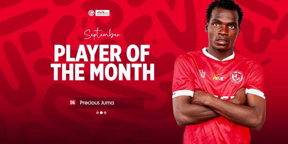 Precious Juma claims the Bullets Reserves HTD Player of the Month for September