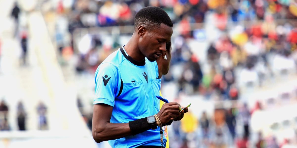 Referee Cedric Mwachumu