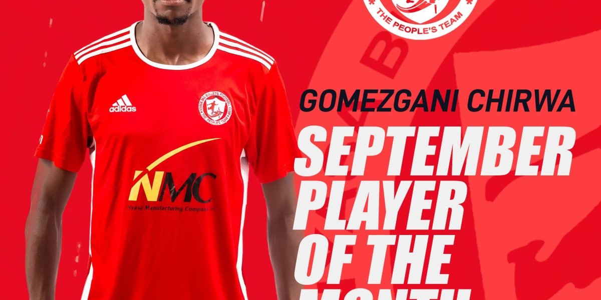 September Player of the Month Gomezgani Chirwa