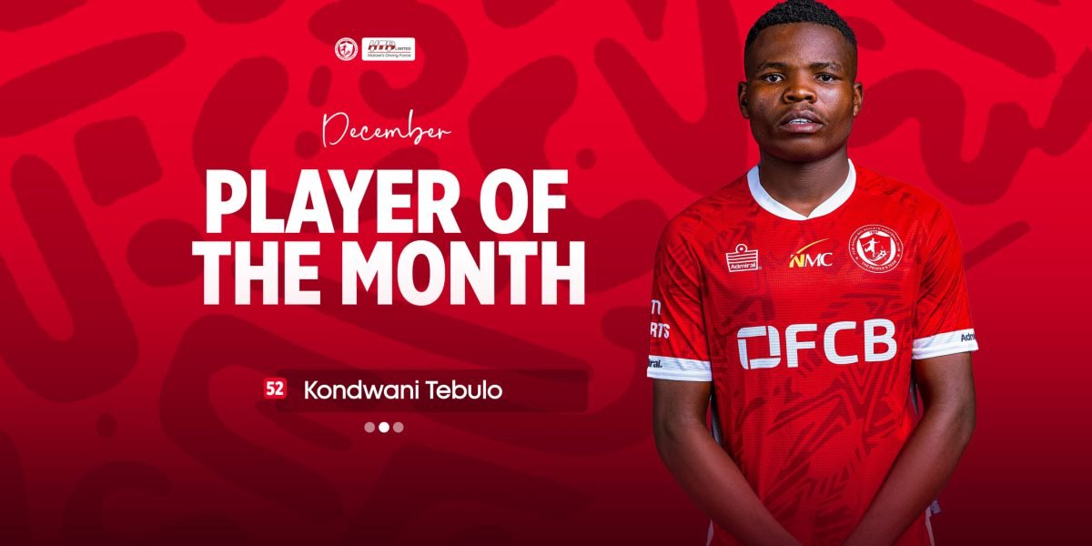 Tebulo named December HTD Reserves Player of the Month